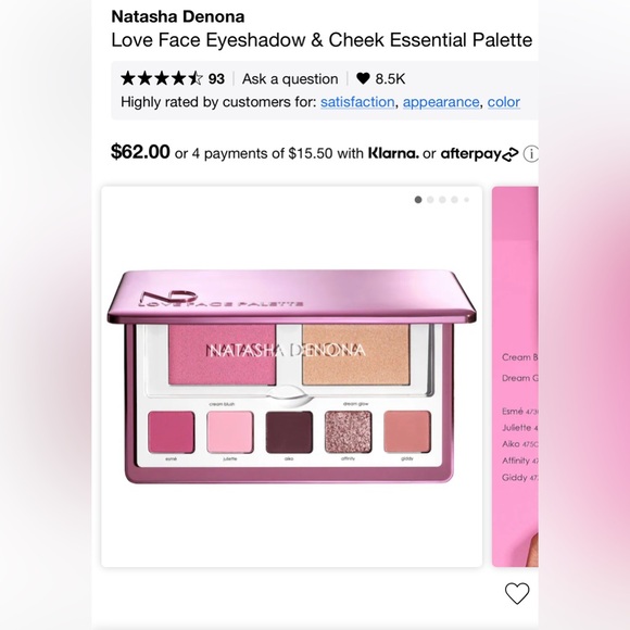 NEW Natasha Denona Love Face Palette - Picture 6 of 8